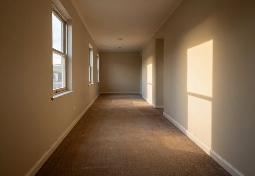 Dry and restored living room in Haberfield after flood restoration